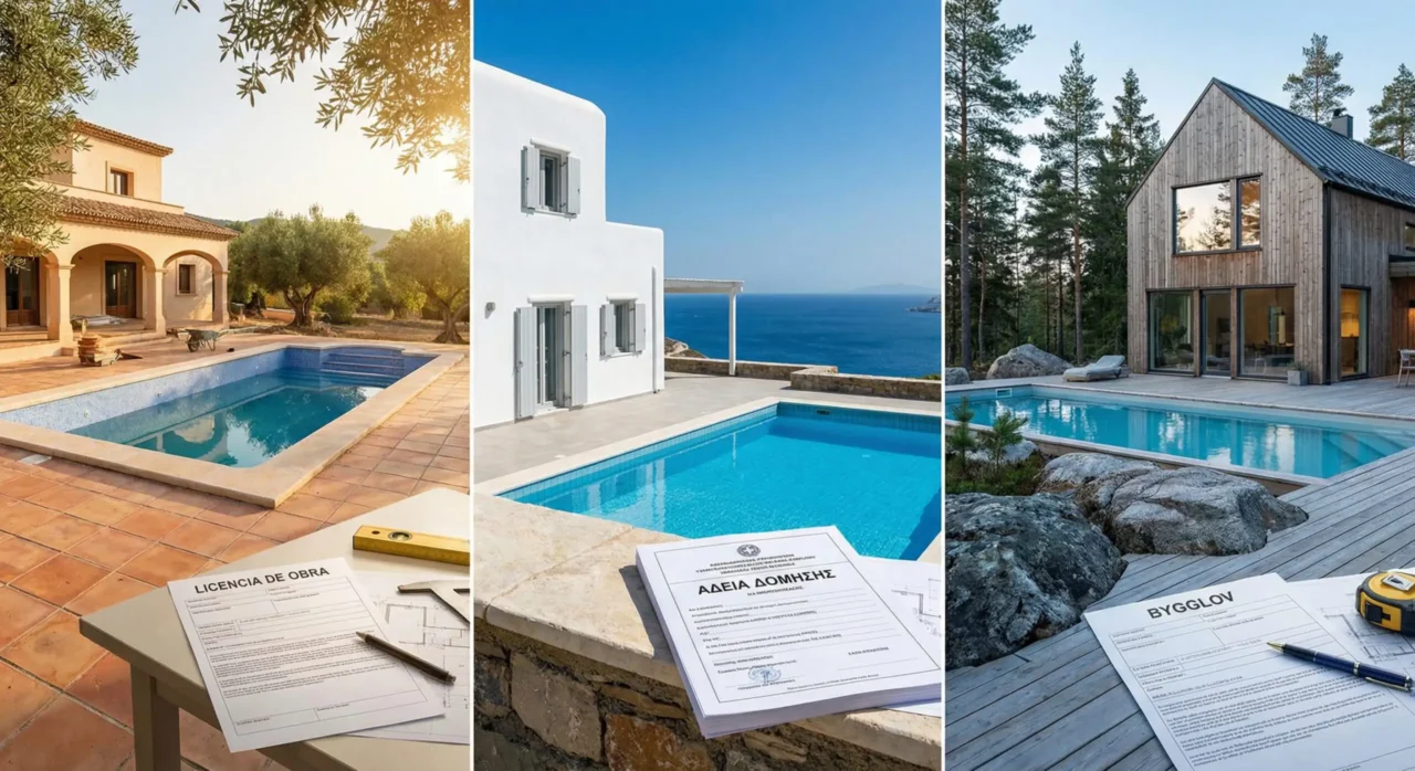 Building a Pool in Spain, Greece, or Sweden: Permits, Costs, and Design Considerations
