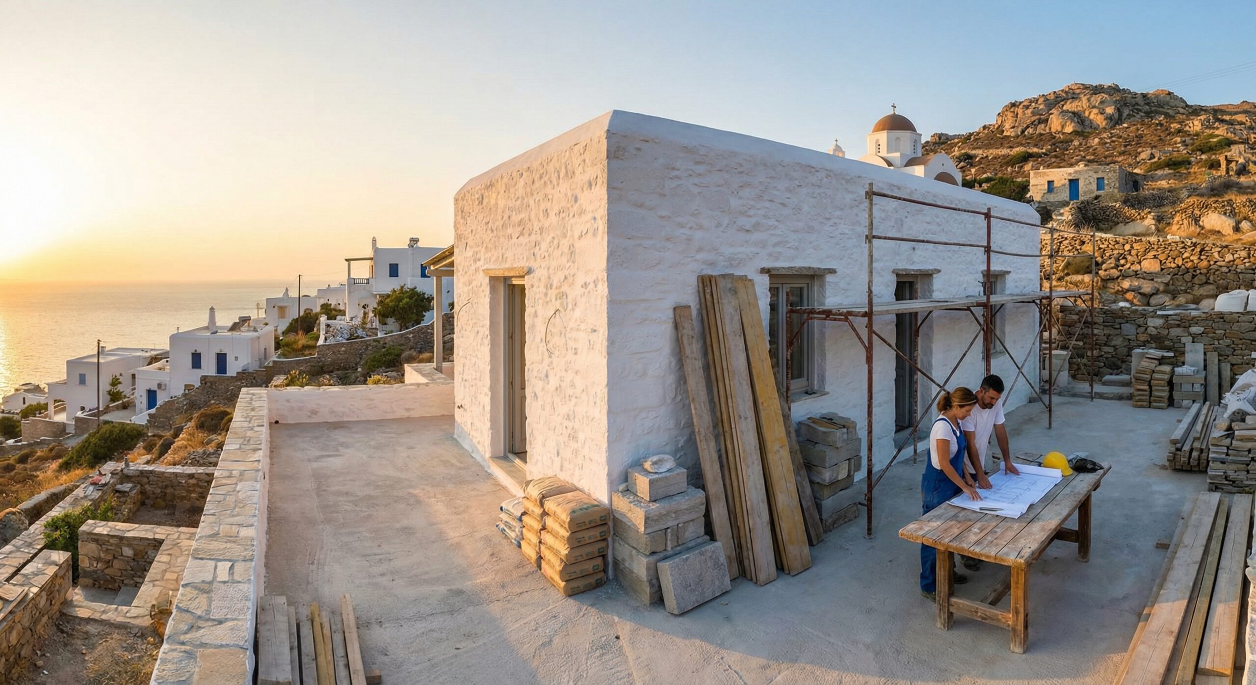 Greek Island Property Renovation: What to Know Before You Start on Mykonos, Paros, Santorini or Beyond