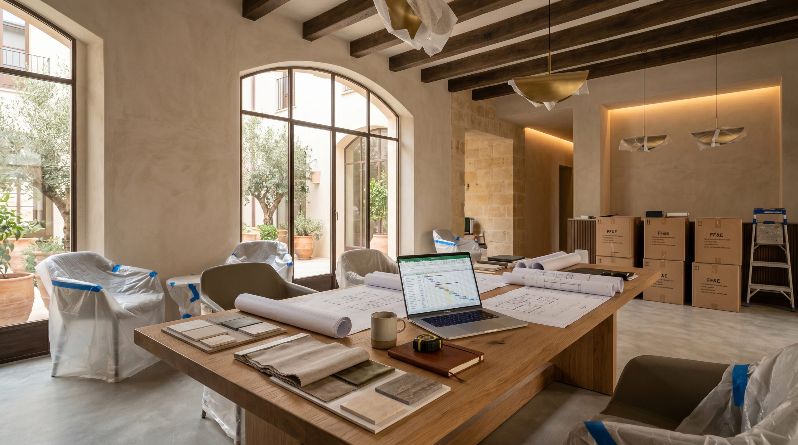 Renovierung eines Boutique-Hotels in Spanien